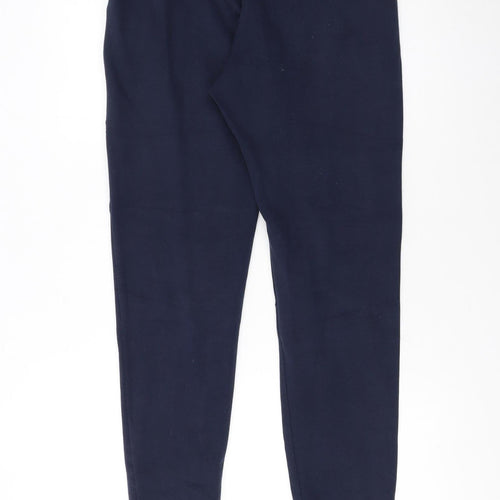 Hugo Boss Boys Blue Jogger Trousers 16 Years Elastic Waist Cotton Blend