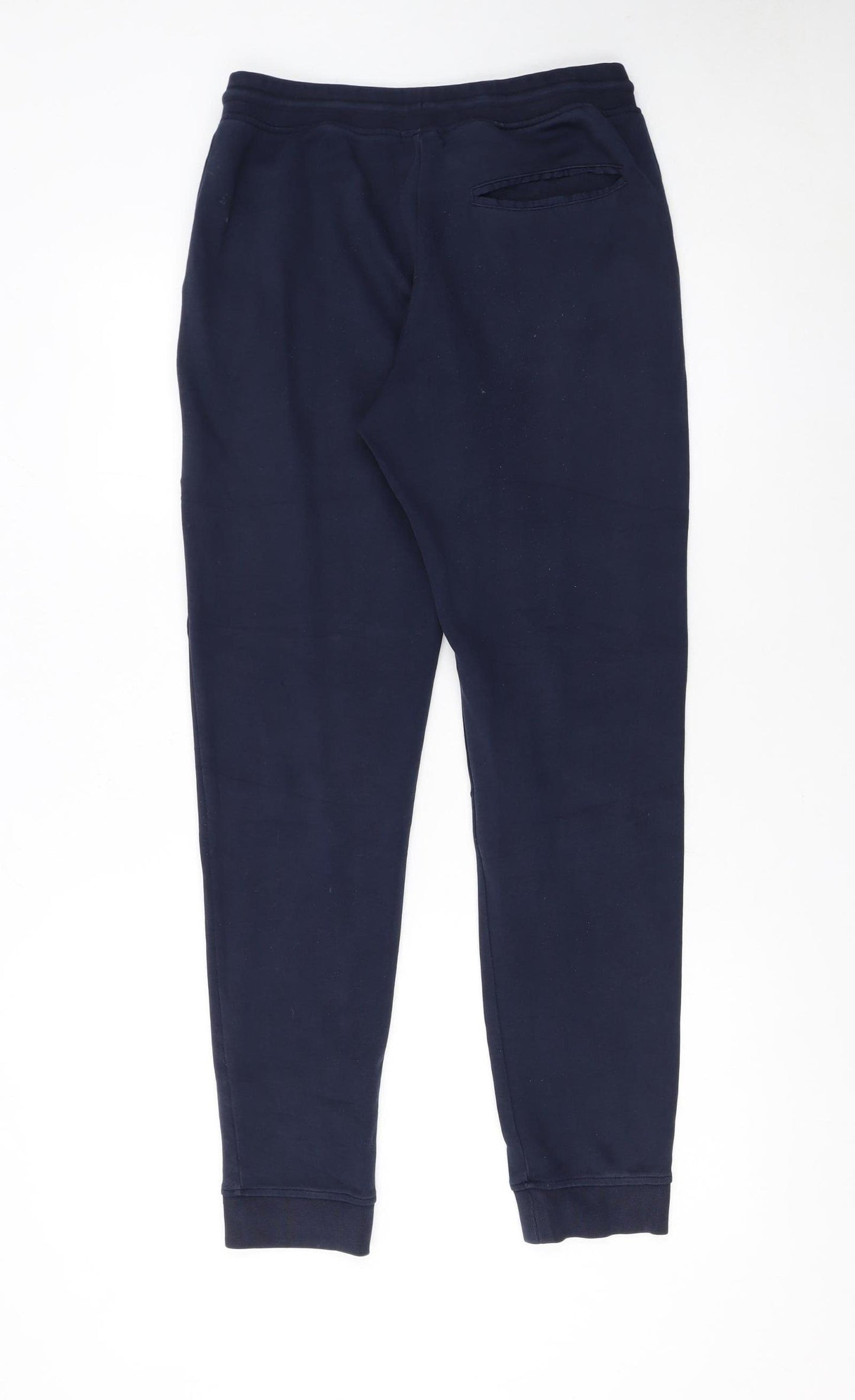 Hugo Boss Boys Blue Jogger Trousers 16 Years Elastic Waist Cotton Blend