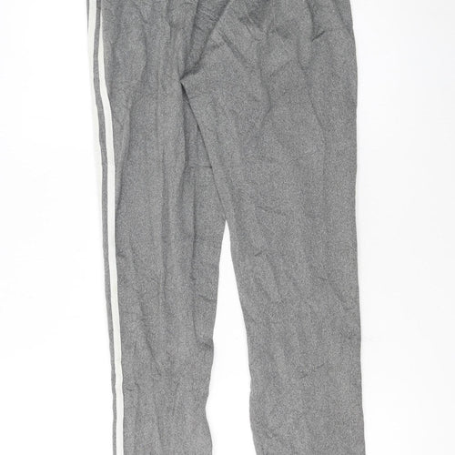 Adidas Men's Grey Jogger Track Pants Size L Elastic Waist Casual