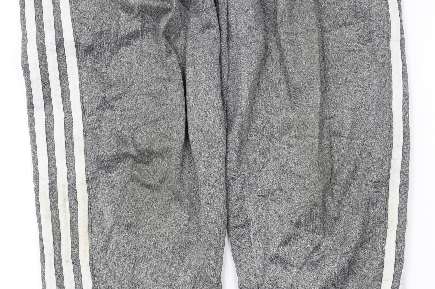 Adidas Men's Grey Jogger Track Pants Size L Elastic Waist Casual