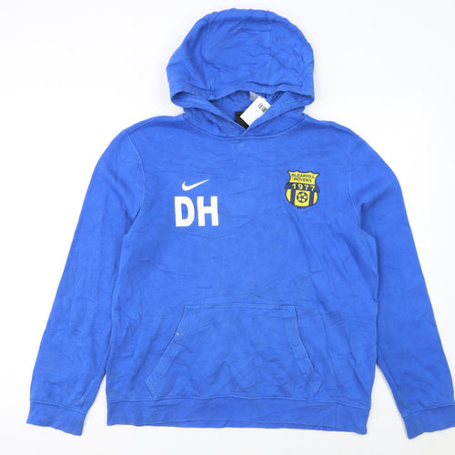 Nike Boys Blue XL Pullover Hoodie Bleakhill Athletic Football Top