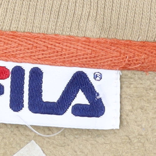 Fila Mens Beige Crew Neck Long Sleeve Sweatshirt Size M