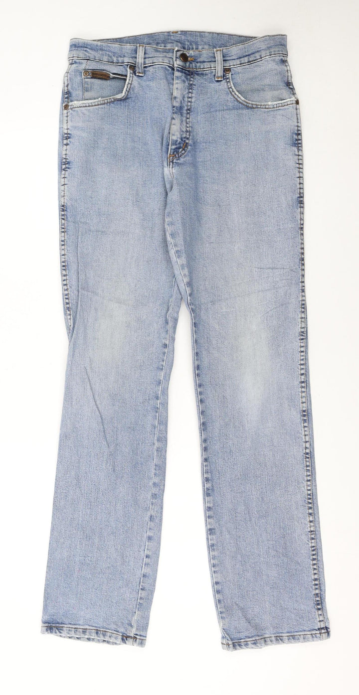 Wrangler Men's Blue Texas Stretch Straight Jeans W32 L32