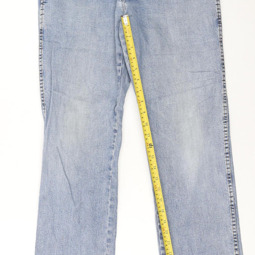 Wrangler Men's Blue Texas Stretch Straight Jeans W32 L32