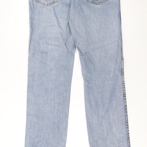 Wrangler Men's Blue Texas Stretch Straight Jeans W32 L32