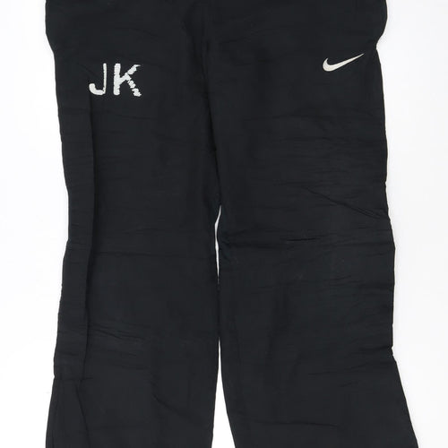 Nike Men's Black Dri-FIT Track Pants S Quick Dry Sportswear