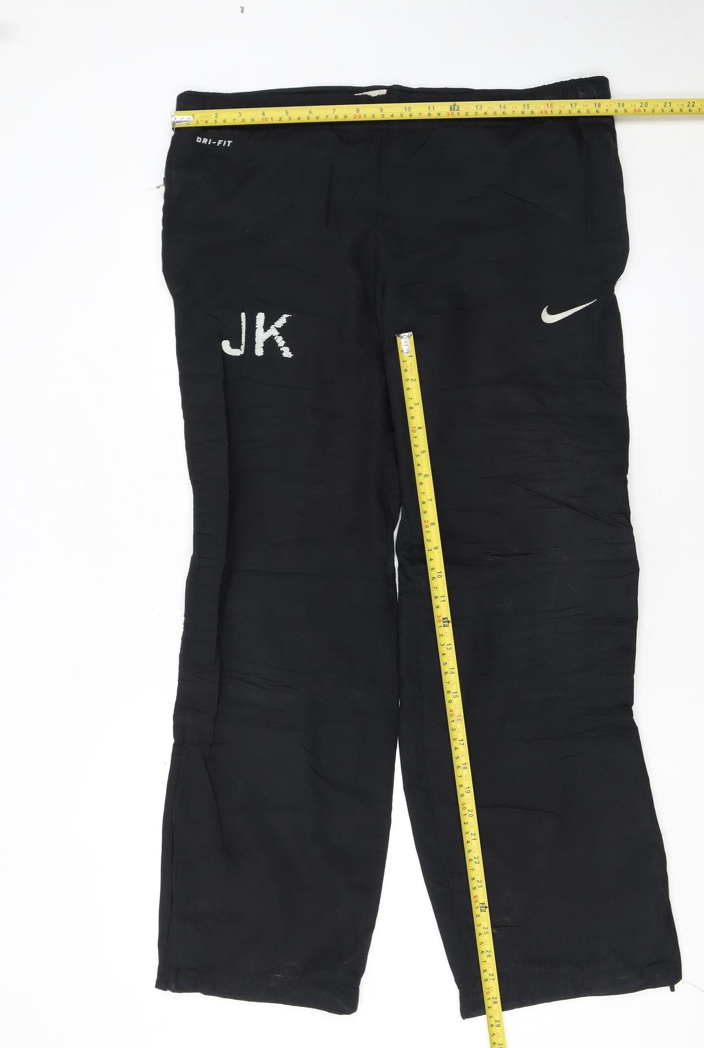 Nike Men's Black Dri-FIT Track Pants S Quick Dry Sportswear
