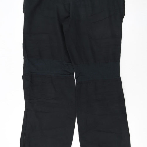Nike Men's Black Dri-FIT Track Pants S Quick Dry Sportswear
