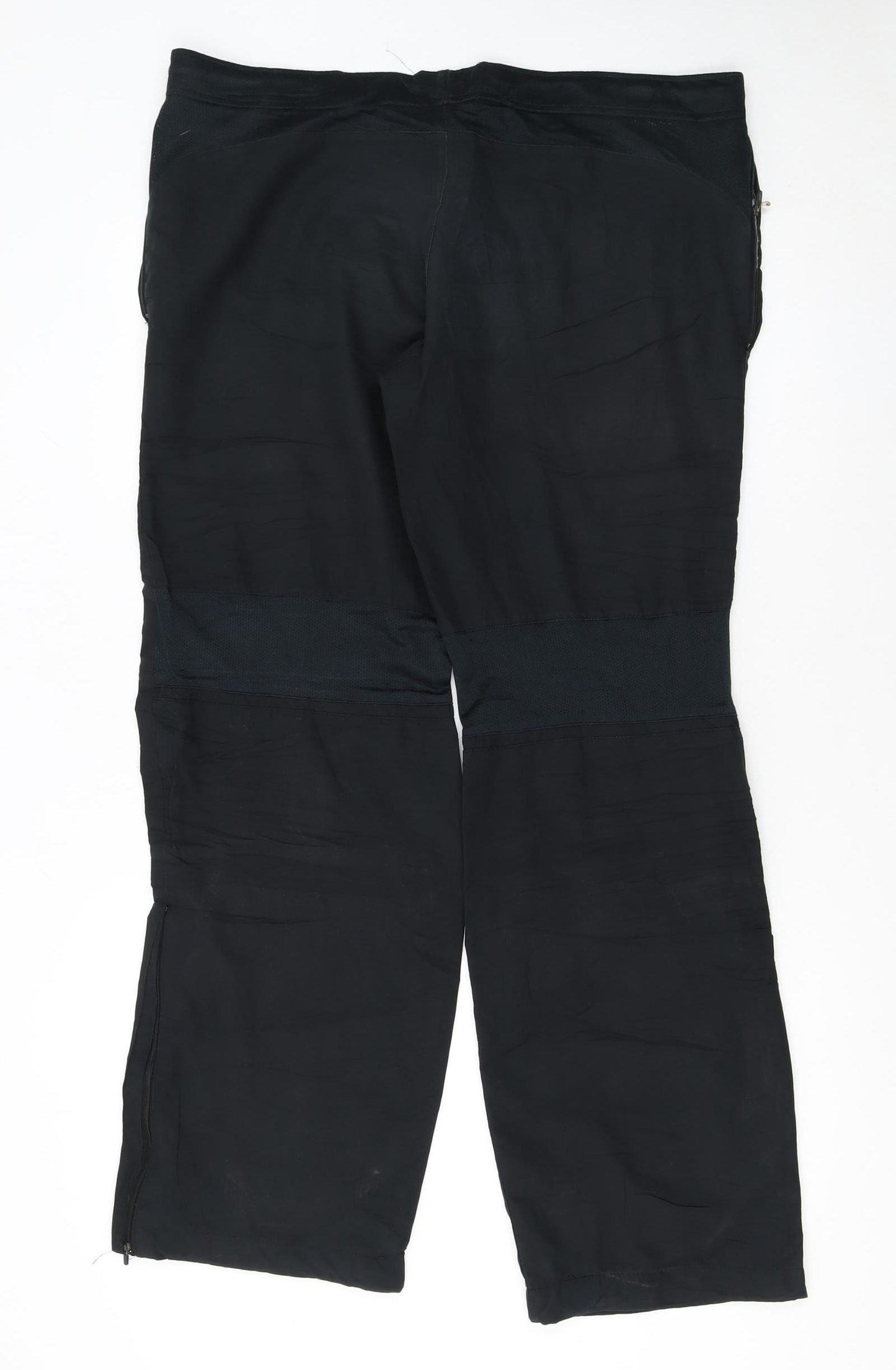 Nike Men's Black Dri-FIT Track Pants S Quick Dry Sportswear