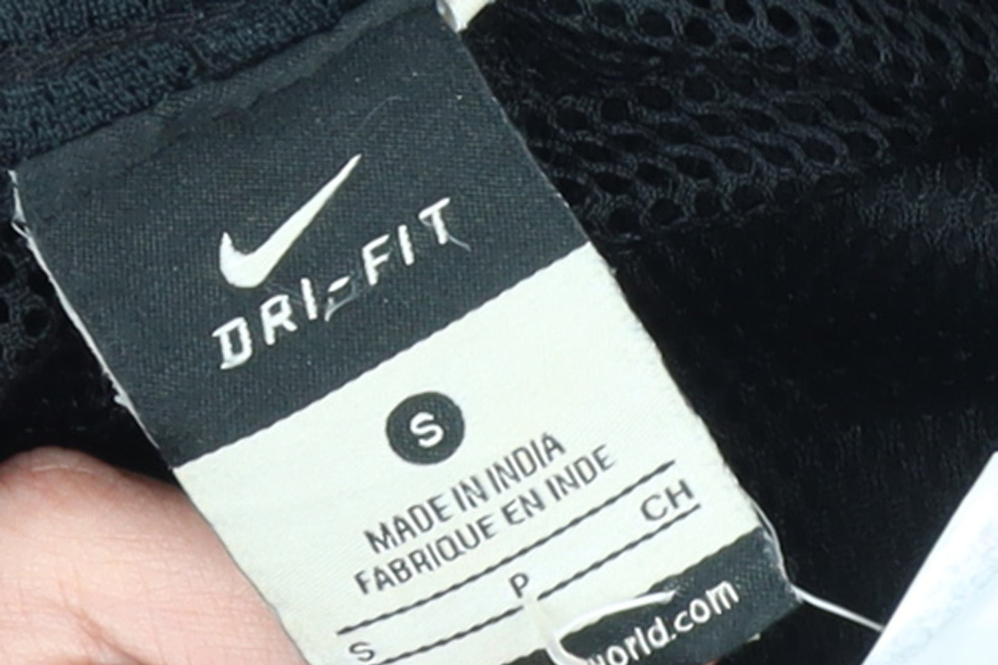 Nike Men's Black Dri-FIT Track Pants S Quick Dry Sportswear