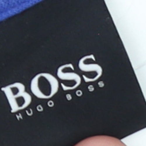 Hugo Boss Men’s Black XL Pullover Hoodie with Logo & Stripe Detail