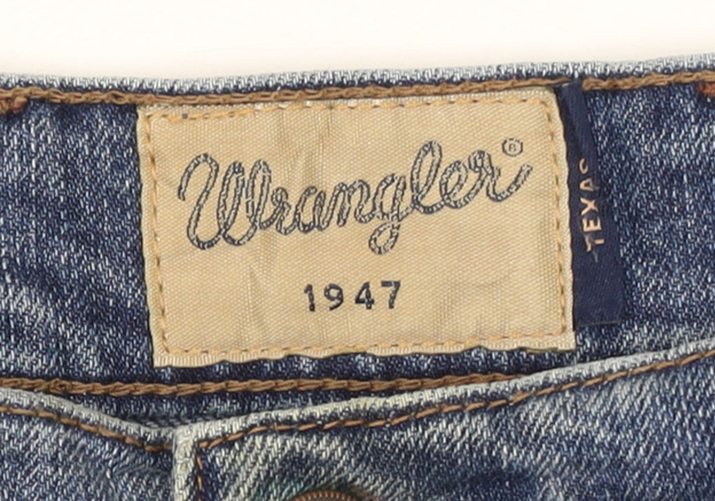 Wrangler Men's Blue Straight Leg Texas Stretch Jeans W33 L34