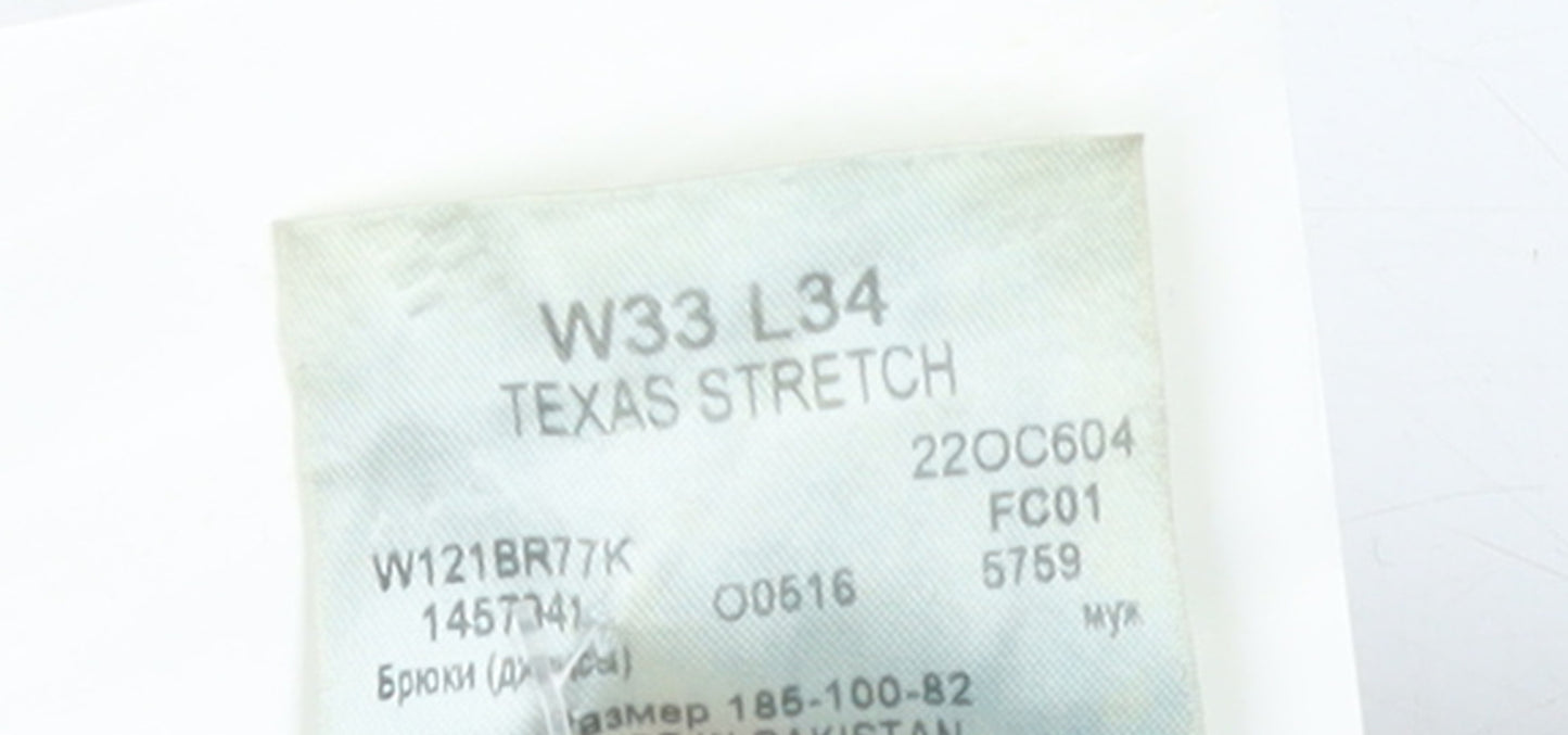 Wrangler Men's Blue Straight Leg Texas Stretch Jeans W33 L34