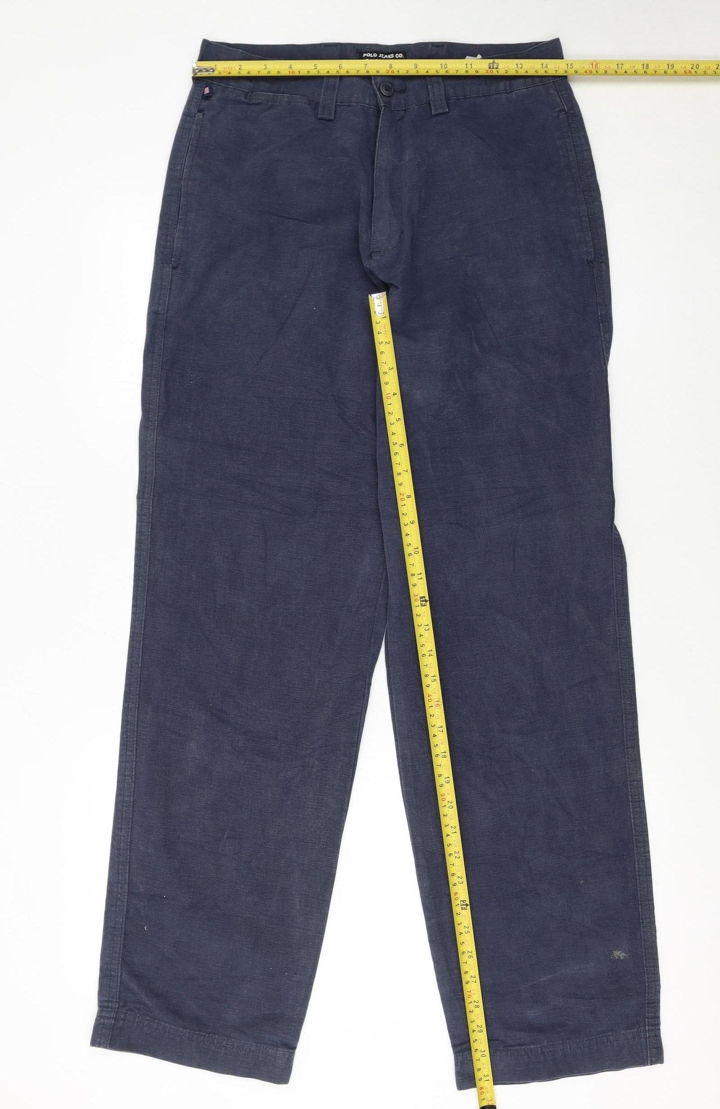 Ralph Lauren Men’s Blue Cotton Chino Trousers W30 L32
