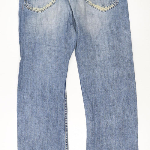 Lee Men's Blue Nash Straight Leg Denim Jeans W32 L32