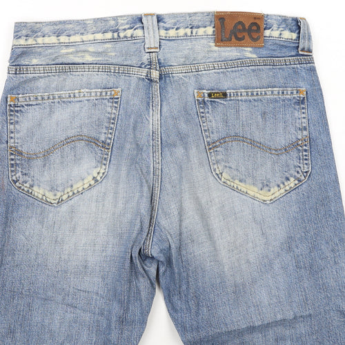 Lee Men's Blue Nash Straight Leg Denim Jeans W32 L32