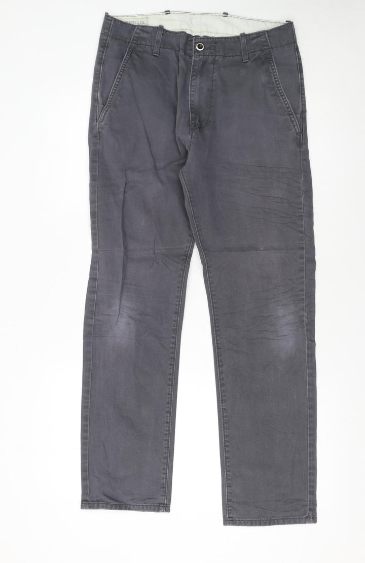 Levi's Men's Grey Slim Fit Chino Trousers W30 L30