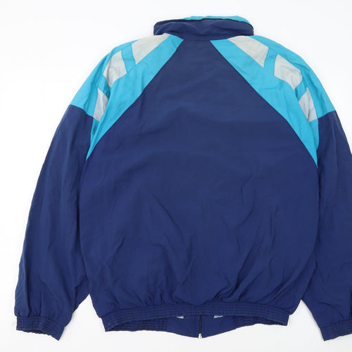 Raider Men's Blue XL Retro Colourblock Track Jacket