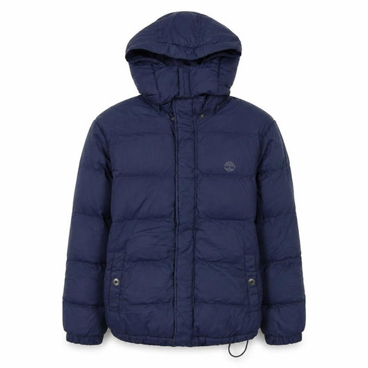 Timberland Boys Blue Hooded Puffer Jacket Size 12 Years