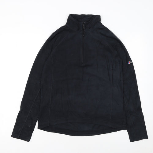 Berghaus Womens Black Fleece Pullover Sweatshirt Size 12
