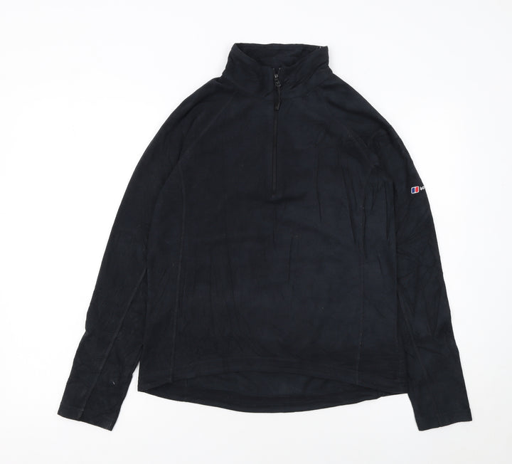 Berghaus Womens Black Fleece Pullover Sweatshirt Size 12