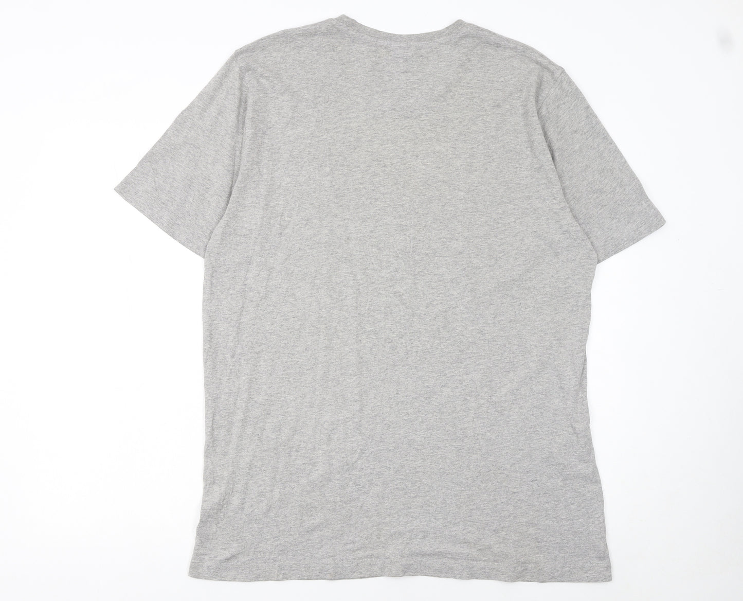 Reebok Men's Grey Classic Logo Crew Neck T-Shirt XL
