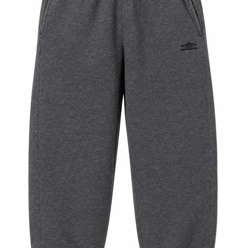 Umbro Men's Grey Fleece Sweatpants S Elastic Waist Jogger