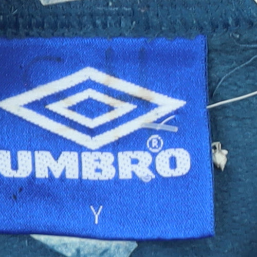Umbro Boys Blue Pullover Crew Neck Sweatshirt Size 164cm