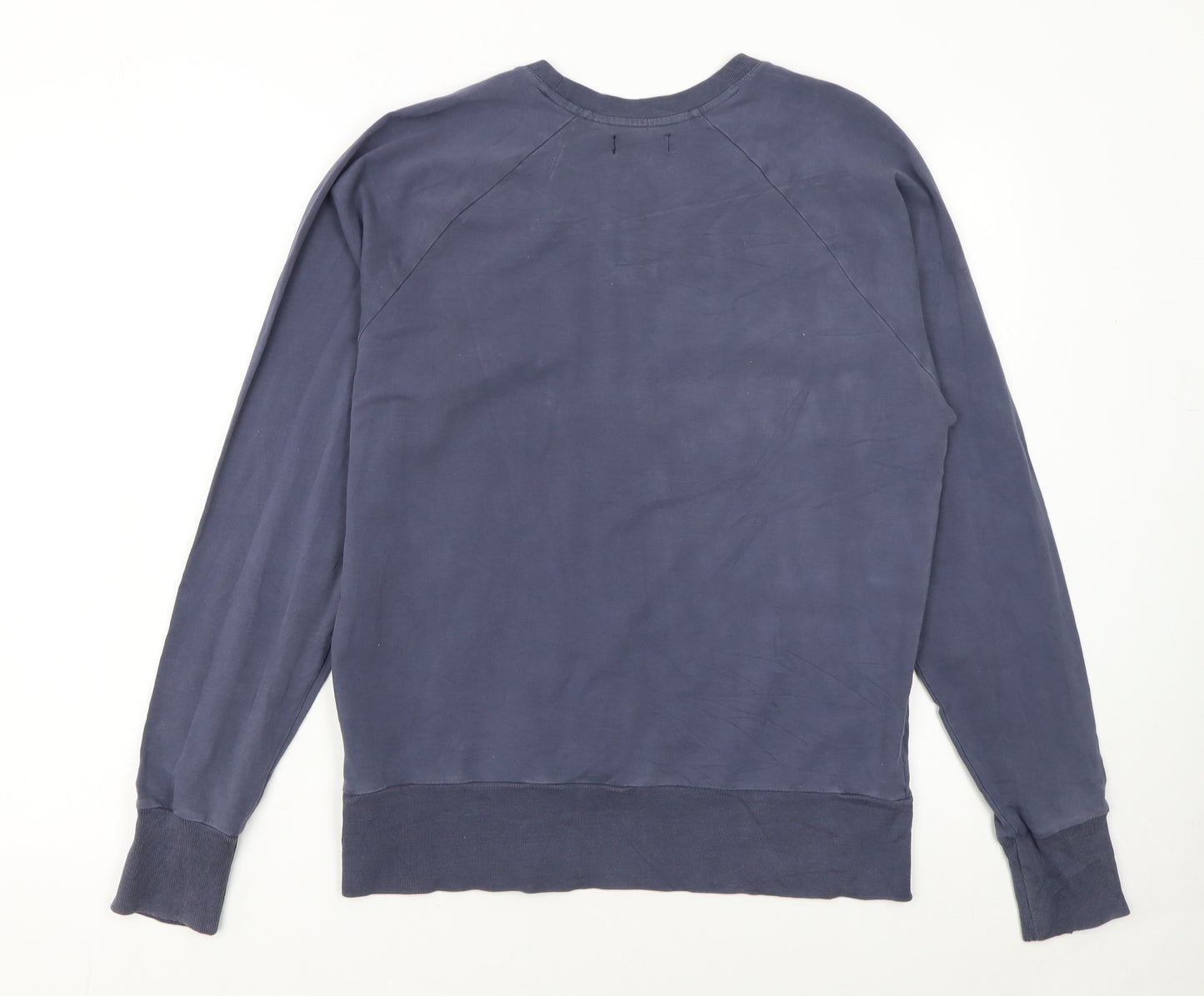 Guess Luxury Jeans Womens Blue Crew Neck Pullover Sweatshirt M