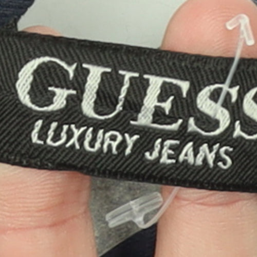 Guess Luxury Jeans Womens Blue Crew Neck Pullover Sweatshirt M