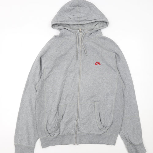 Nike SB Men's Grey Full Zip Hoodie Size M Regular Fit