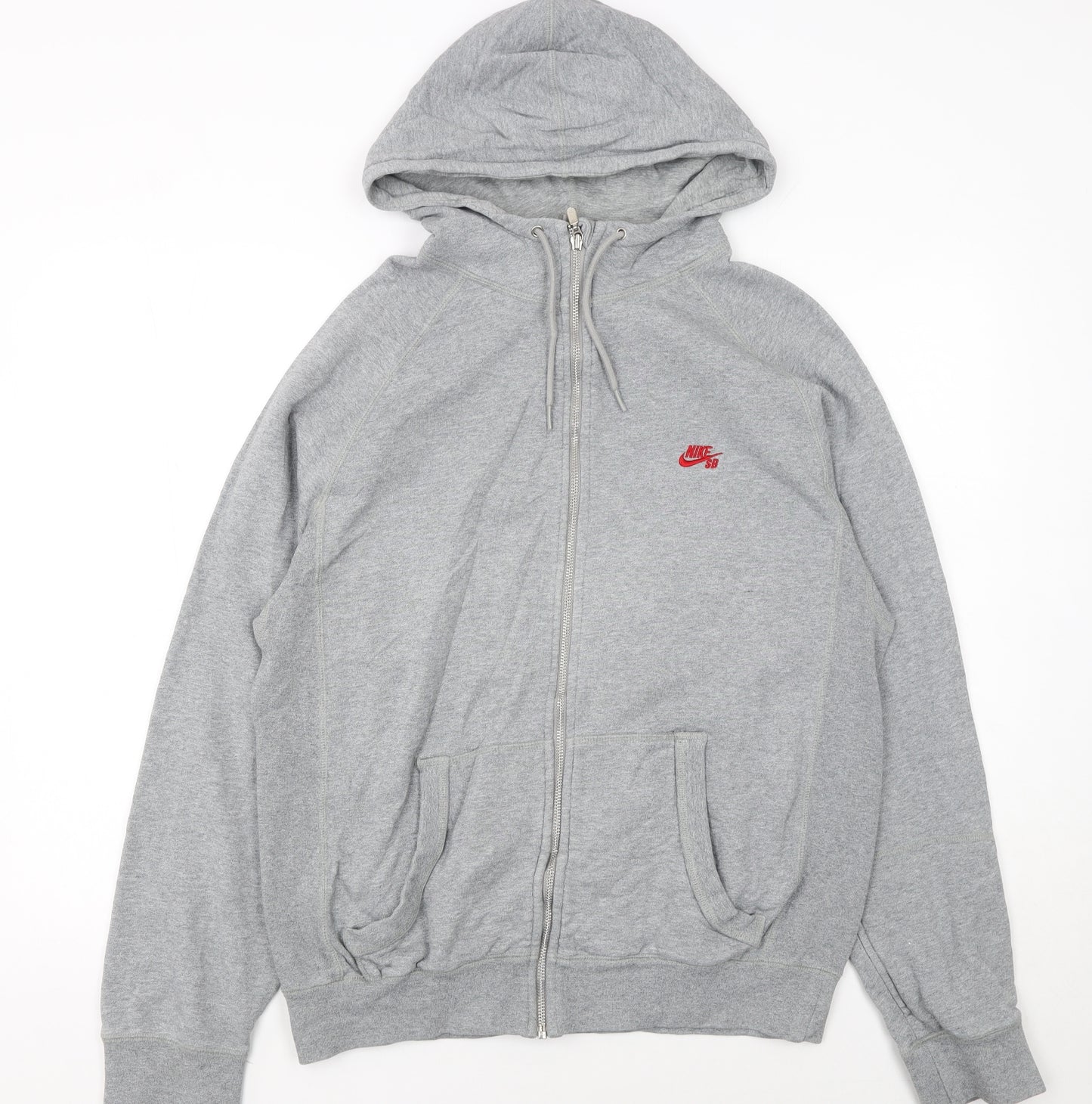 Nike SB Men's Grey Full Zip Hoodie Size M Regular Fit