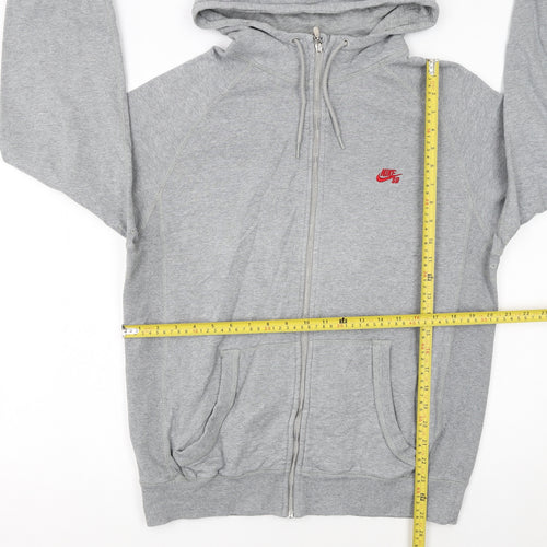 Nike SB Men's Grey Full Zip Hoodie Size M Regular Fit