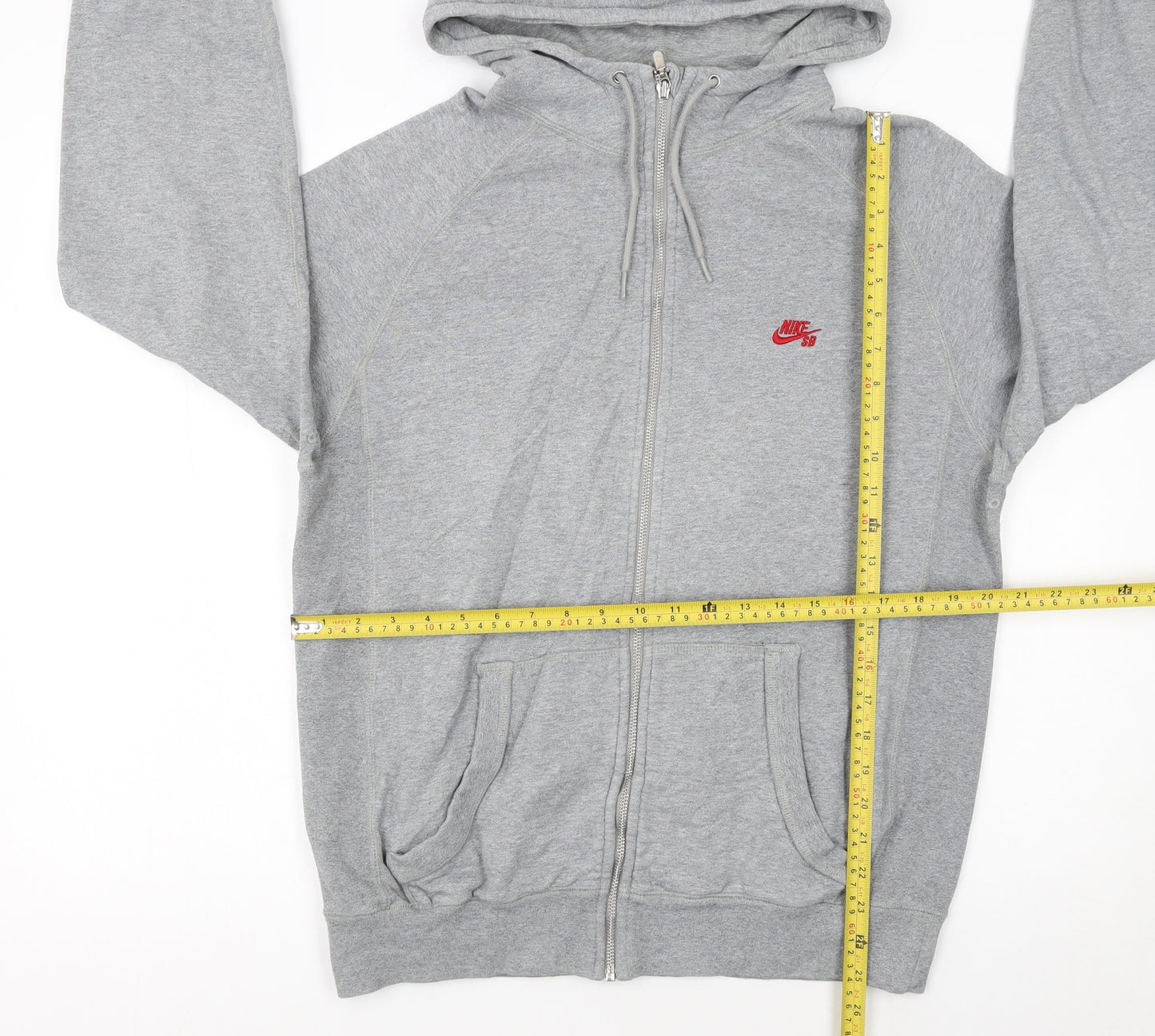 Nike SB Men's Grey Full Zip Hoodie Size M Regular Fit