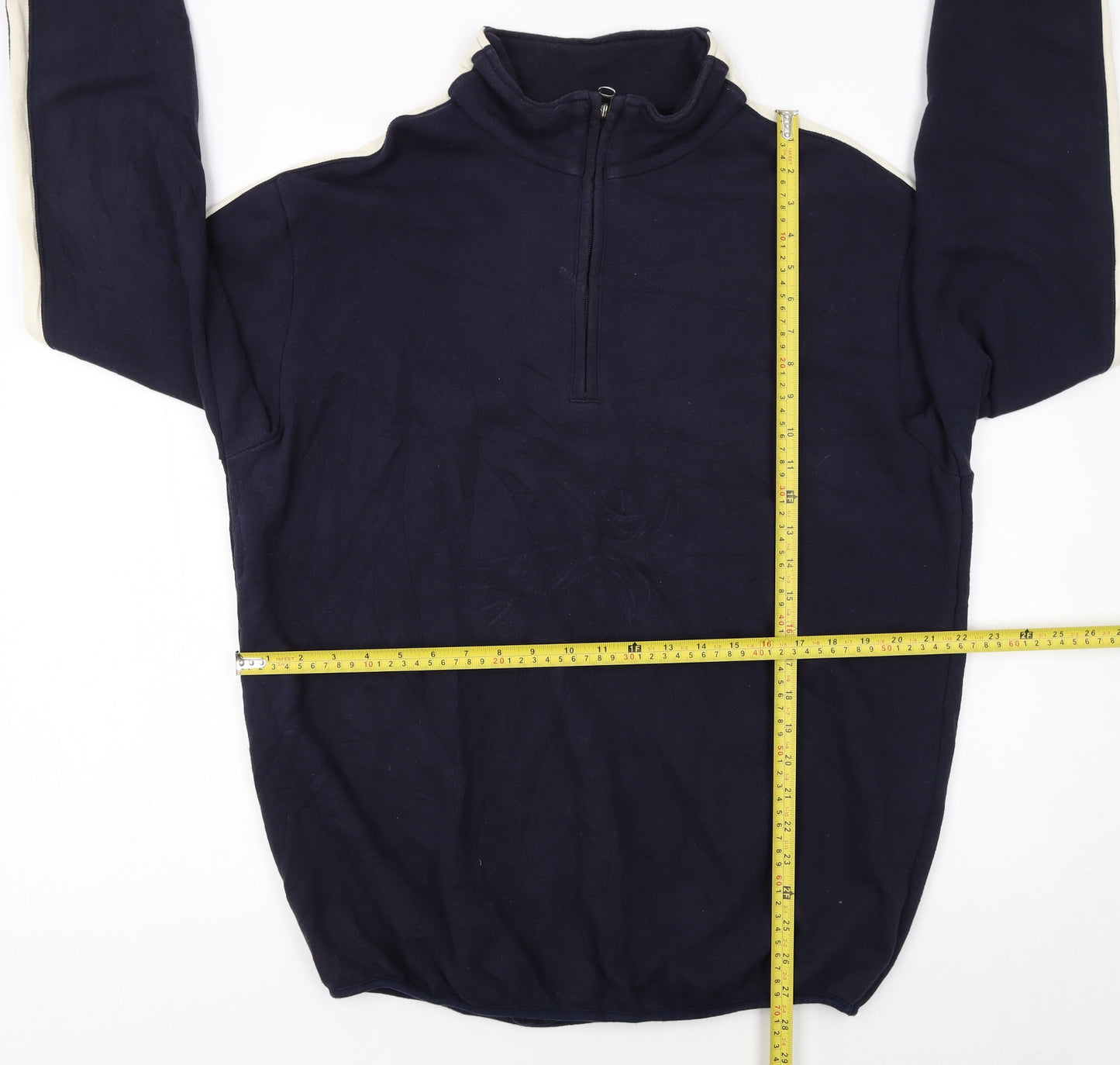 Hugo Boss Men’s Blue Fleece 1/4 Zip Pullover Sweatshirt XL