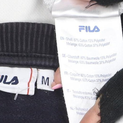 Fila Men's Multicoloured Crew Neck Logo Sweatshirt Size M