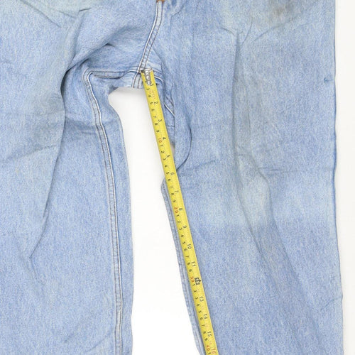 Levi's Men's Blue 34 Regular Straight Denim Jeans Made in USA