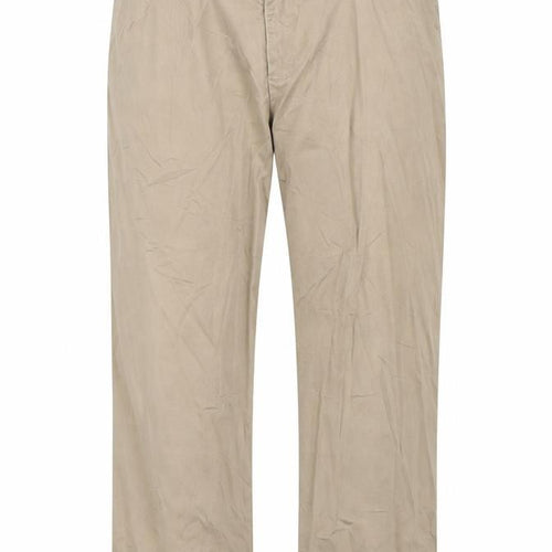 Lee Men Beige Chino Trousers Size 18 Relaxed Fit Straight Leg