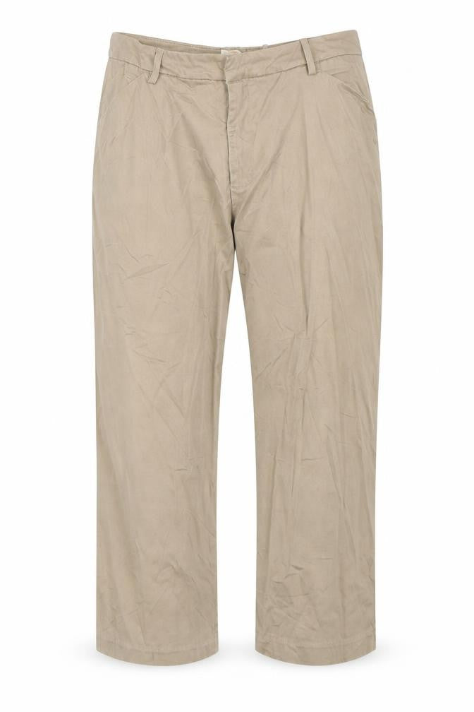 Lee Men Beige Chino Trousers Size 18 Relaxed Fit Straight Leg