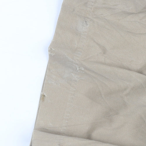 Lee Men Beige Chino Trousers Size 18 Relaxed Fit Straight Leg