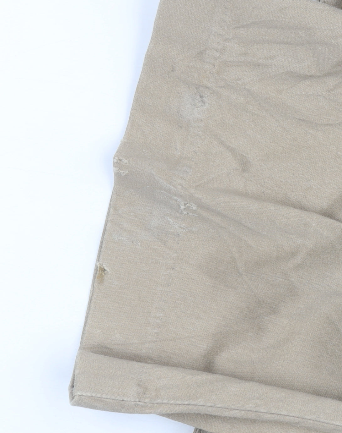 Lee Men Beige Chino Trousers Size 18 Relaxed Fit Straight Leg