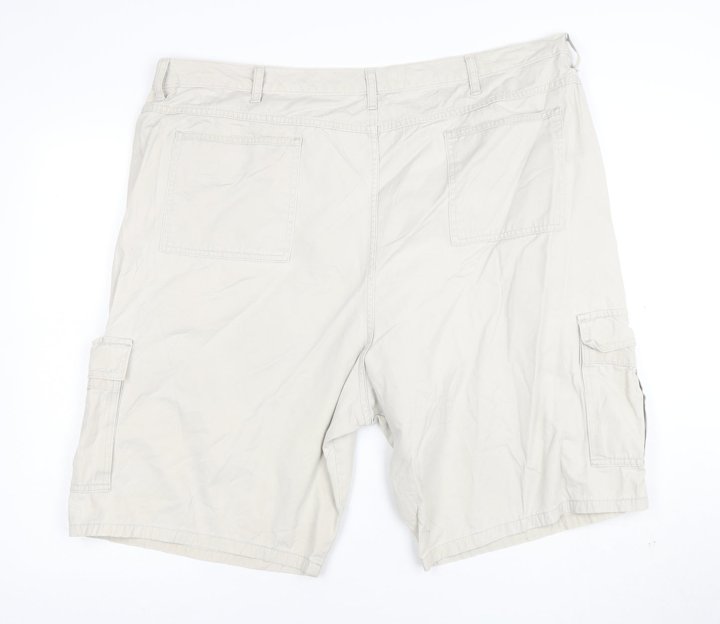 Wrangler Men's Beige Cargo Shorts Size 44 Cotton Casual