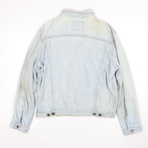 Levi's Men's Blue Denim Classic Button Jacket Size M