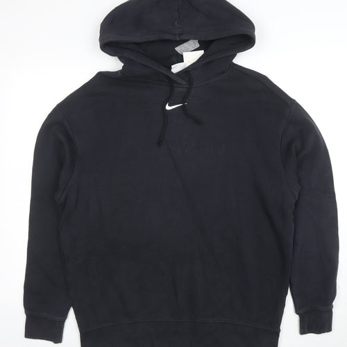 Nike Women's Black Small Pullover Hoodie Cotton Blend
