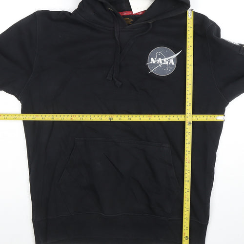 Alpha Industries NASA Black Men's Medium Pullover Hoodie