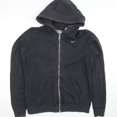 Nike Men's Black Full Zip Hooded Sweatshirt Medium