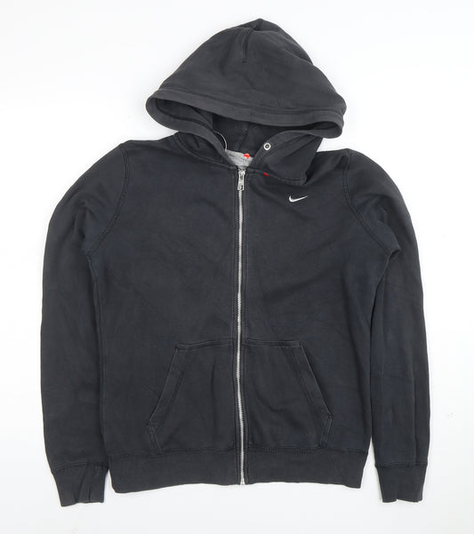 Nike Men's Black Full Zip Hooded Sweatshirt Medium