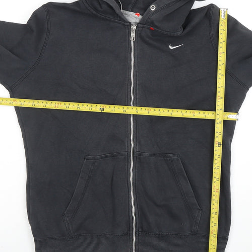 Nike Men's Black Full Zip Hooded Sweatshirt Medium