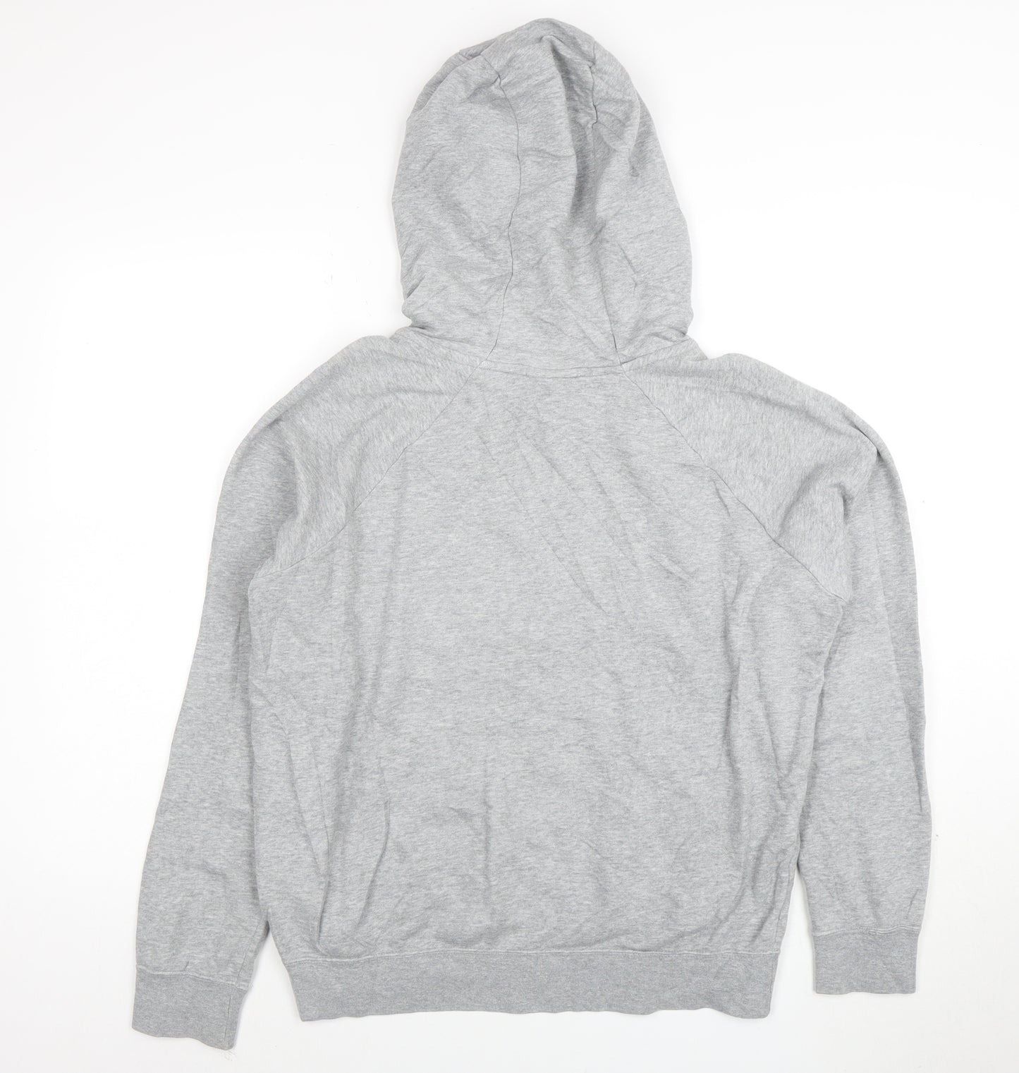 Nike Men's Grey Pullover Hoodie M Logo Graphic Sportswear
