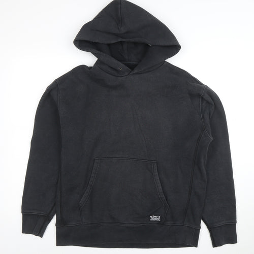 Levi's Men's Black Pullover Hoodie Fleece Regular Fit Size S